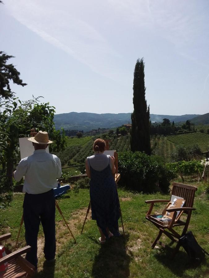 Hotel Agriturismo Podere Somigli Di Lorenzo Correani Greve in Chianti Exterior foto