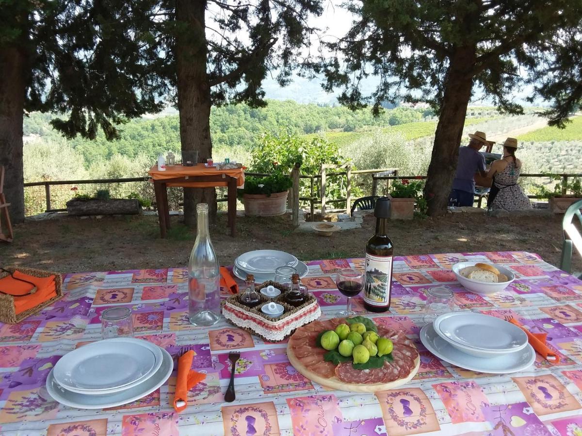 Hotel Agriturismo Podere Somigli Di Lorenzo Correani Greve in Chianti Exterior foto